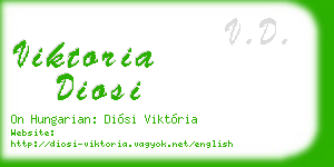 viktoria diosi business card