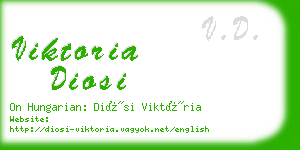 viktoria diosi business card